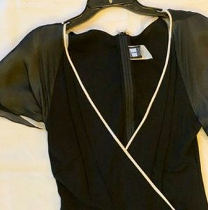 Black and white dress